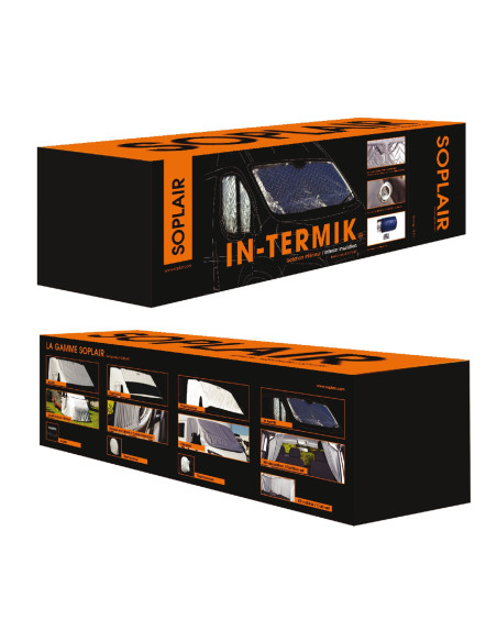 Protection intérieure IN-TERMIK - cabine 3 Pièces (2 vitres avant + pare-brise) Crafter