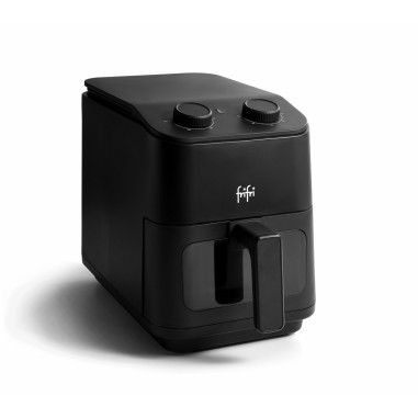 FRIFRI Airfryer Revêtement Céramique 5L Noir Slim Mat
