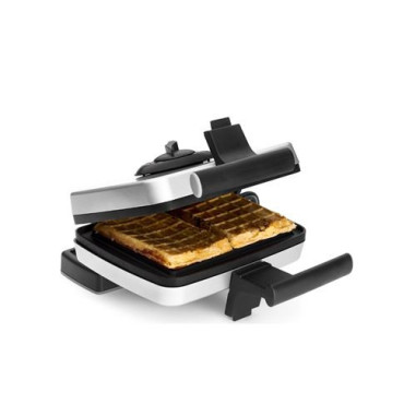 Gaufrier Croque Monsieur 3 En 1 RELAX4LIFE - 1000W, Plaques Sandwich/gaufres/grill, 5 Niveaux De Température, Acier Inox