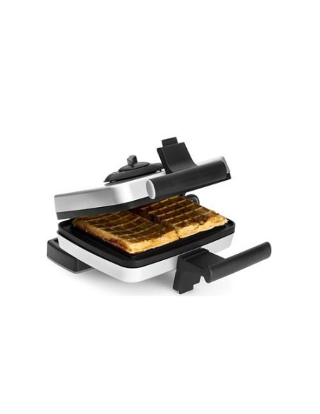 FRIFRI Gauffrier/Croque-Monsieur Gris Avec Système Rotatif 1200W