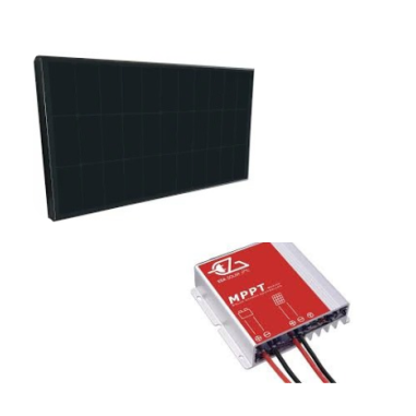 PACK EZA Panneau solaire 130W Camping car +  Régulateur solaire MPPT 15A