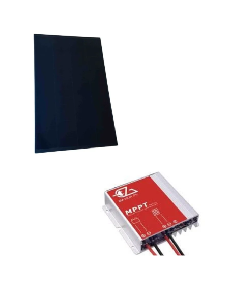 PACK EZA Panneau solaire 200W Camping car +  Régulateur solaire MPPT 15A