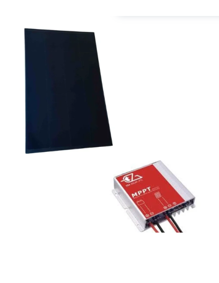 PACK EZA Panneau solaire 250W Camping car +  Régulateur solaire MPPT 15A
