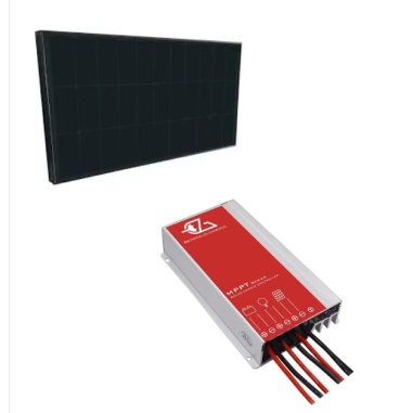 PACK EZA Panneaux solaires IBC 130W + Régulateur solaire MPPT Bluetooth 15A