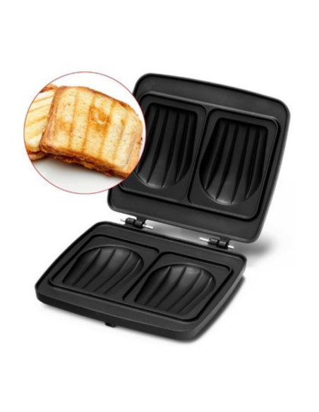 PACK FRIFRI Gaufrier/Croque-Monsieur Avec Sytème Rotatif + Plaque En Fonte Pour Gaufres Fourrées + Bubble Gaufres