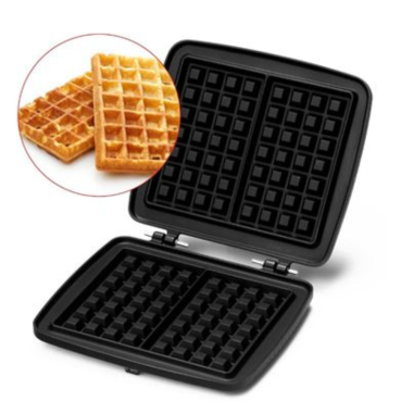 PACK FRIFRI Gaufrier/Croque-Monsieur Avec Sytème Rotatif + Plaque En Fonte Pour Gaufres Fourrées + Bubble Gaufres