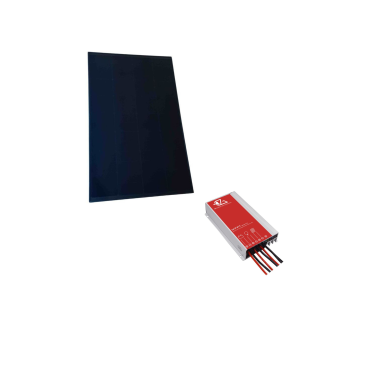 PACK Panneau solaire IBC 200W + Régulateur solaire MPPT Bluetooth 15A