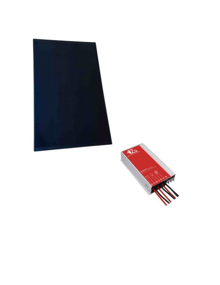 PACK Panneau solaire IBC 200W + Régulateur solaire MPPT Bluetooth 15A