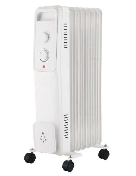 OPTEX Radiateur Bain d'Huile 1500W avec voyant LED