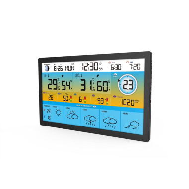 OPTEX Station Météo Grand Écran Wifi Compatible Tuya