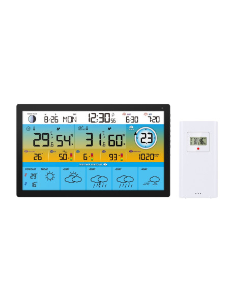 OPTEX Station Météo Grand Écran Wifi Compatible Tuya