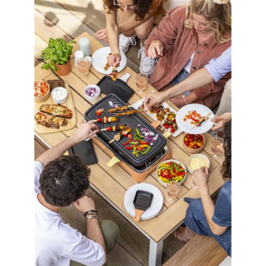 Raclette / Gril / Plancha 8 personnes - Food & Co - RE651JF0