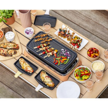 Raclette / Gril / Plancha 8 personnes - Food & Co - RE651JF0