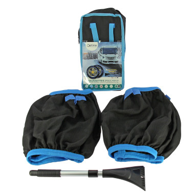 OPTIMA Chausettes à neige Taille L + Grattoir téléscopique offert