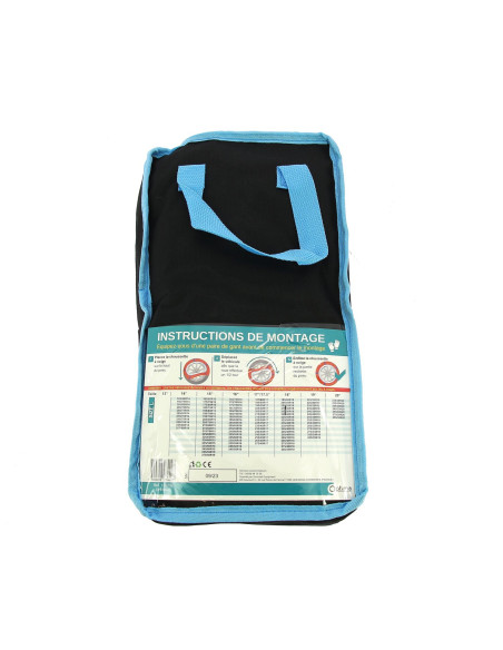 OPTIMA Chausettes à neige Taille L + Grattoir téléscopique offert
