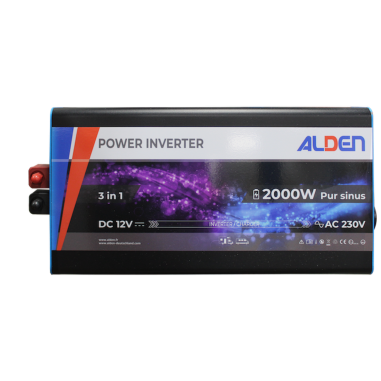 Convertisseur Alden 2000W | DC-AC Pur Sinus | Écran déporté