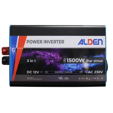 Convertisseur Alden 1500W | DC-AC Pur Sinus | Écran déporté