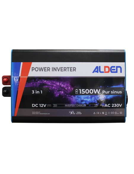 Convertisseur Alden 1500W | DC-AC Pur Sinus | Écran déporté