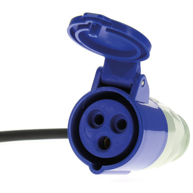 Adaptateur femelle CEE P17 / mâle Schuko