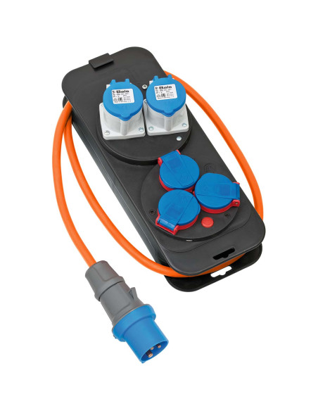 Brennenstuhl 1151600030 Boîtier de distribution de camping avec prise CEE / Répartiteur d'alimentation Brennenstuhl 16A pour l