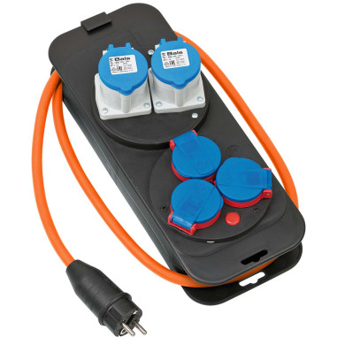 Brennenstuhl 1151600040 Boîtier de distribution de camping avec prise / répartiteur d'alimentation 16A pour le camping et l'ut