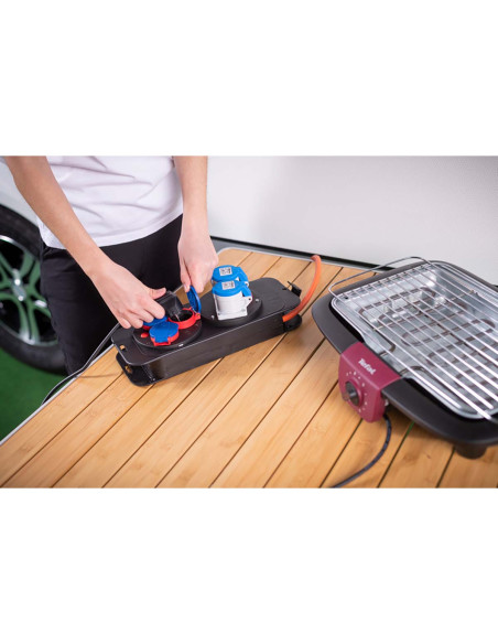 Brennenstuhl 1151600040 Boîtier de distribution de camping avec prise / répartiteur d'alimentation 16A pour le camping et l'ut