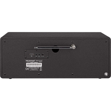 Telestar 10-200-02 Telestar DIRA S 24 CD DAB+/FM Radio stéréo avec lecteur CD Noir