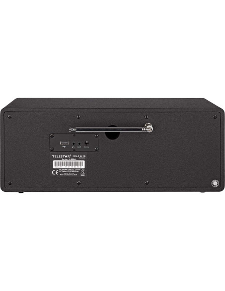 Telestar 10-200-02 Telestar DIRA S 24 CD DAB+/FM Radio stéréo avec lecteur CD Noir