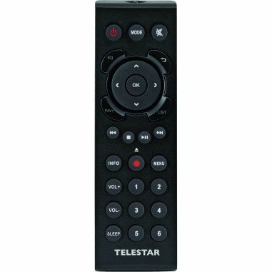 Telestar 10-200-02 Telestar DIRA S 24 CD DAB+/FM Radio stéréo avec lecteur CD Noir