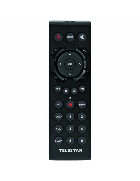 Telestar 10-200-02 Telestar DIRA S 24 CD DAB+/FM Radio stéréo avec lecteur CD Noir