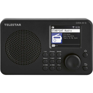 Telestar 20-100-02 Radio Internet DIRA M 5i Noir