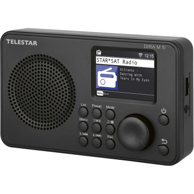 Telestar 20-100-02 Radio Internet DIRA M 5i Noir