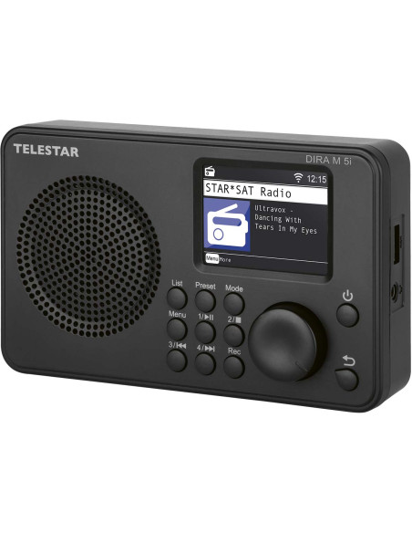 Telestar 20-100-02 Radio Internet DIRA M 5i Noir