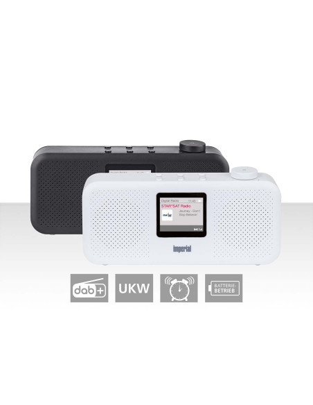 Imperial 22-126-20 DABMAN 16 Radio stéréo DAB+ / FM Blanc