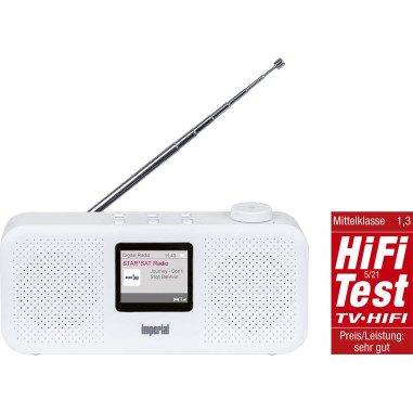 Imperial 22-126-20 DABMAN 16 Radio stéréo DAB+ / FM Blanc