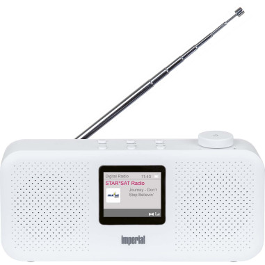 Imperial 22-126-20 DABMAN 16 Radio stéréo DAB+ / FM Blanc