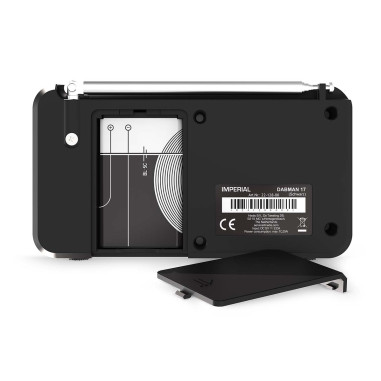 Imperial 22-128-00 DABMAN 17 Radio portable DAB+/FM avec Bluetooth noir