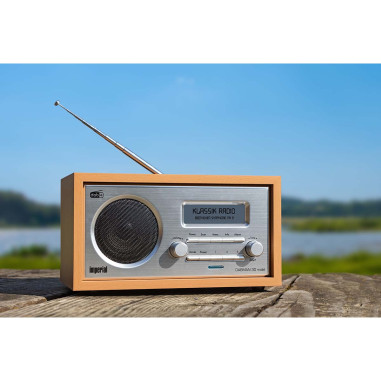 Imperial 22-129-00 DABMAN 30 Radio mobile DAB+ / FM Bois
