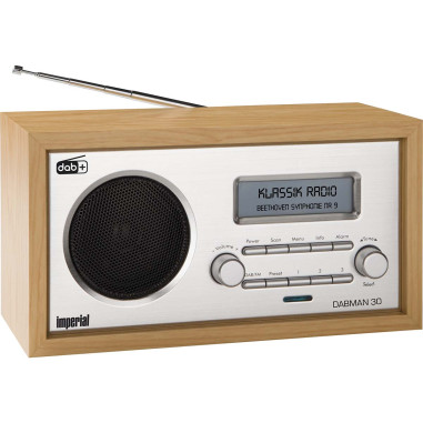 Imperial 22-130-00 DABMAN 30 Radio DAB+ / FM Bois
