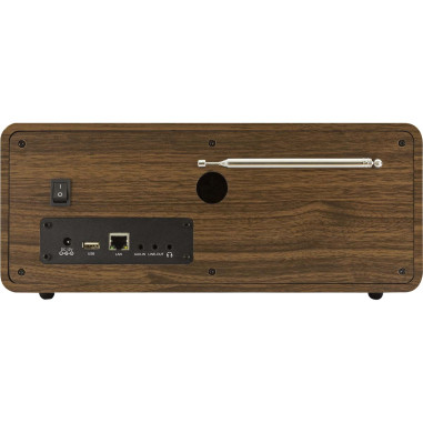 Imperial 22-230-00 DABMAN i200 Radio stéréo multifonctionnelle DAB+ / FM / Internet aspect bois