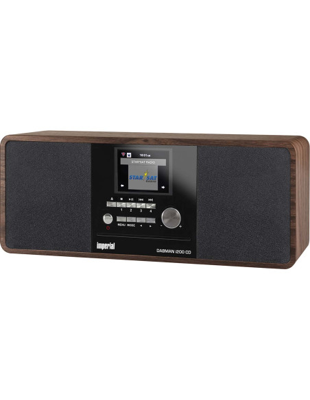 Imperial 22-235-00 DABMAN i200 CD Radio multifonctionnelle DAB+ / FM / Internet / Bluetooth Wood Look