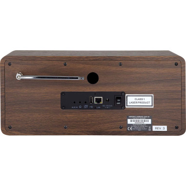 Imperial 22-235-00 DABMAN i200 CD Radio multifonctionnelle DAB+ / FM / Internet / Bluetooth Wood Look
