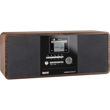 Imperial 22-235-00 DABMAN i200 CD Radio multifonctionnelle DAB+ / FM / Internet / Bluetooth Wood Look