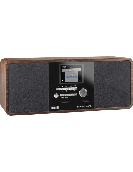 Imperial 22-235-00 DABMAN i200 CD Radio multifonctionnelle DAB+ / FM / Internet / Bluetooth Wood Look