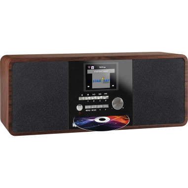 Imperial 22-235-00 DABMAN i200 CD Radio multifonctionnelle DAB+ / FM / Internet / Bluetooth Wood Look