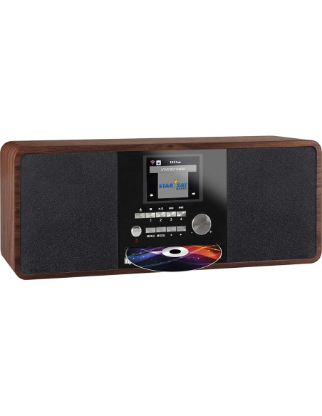 Imperial 22-235-00 DABMAN i200 CD Radio multifonctionnelle DAB+ / FM / Internet / Bluetooth Wood Look