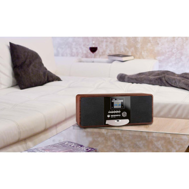Imperial 22-235-00 DABMAN i200 CD Radio multifonctionnelle DAB+ / FM / Internet / Bluetooth Wood Look