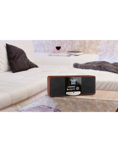 Imperial 22-235-00 DABMAN i200 CD Radio multifonctionnelle DAB+ / FM / Internet / Bluetooth Wood Look