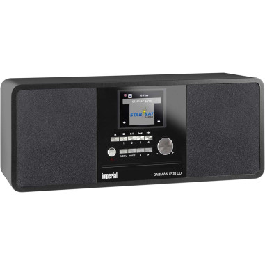 Imperial 22-236-00 DABMAN i200 CD Radio multifonctionnelle DAB+ / FM / Internet / Bluetooth Noir