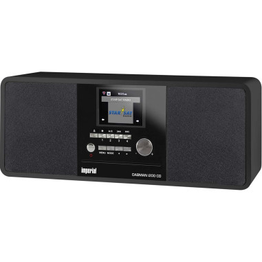 Imperial 22-236-00 DABMAN i200 CD Radio multifonctionnelle DAB+ / FM / Internet / Bluetooth Noir